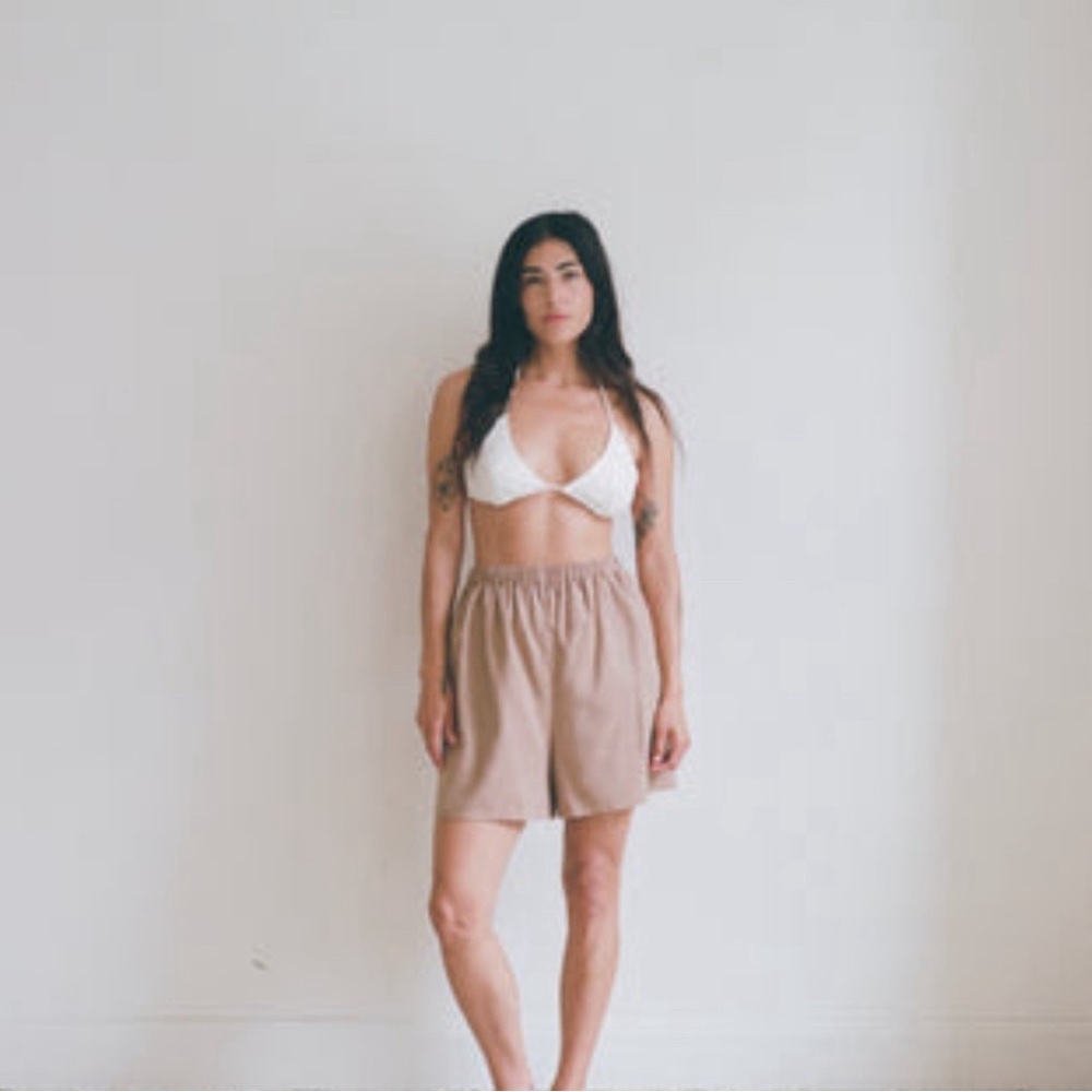Ozma Loie Short, Regen Silk Noil, Conch